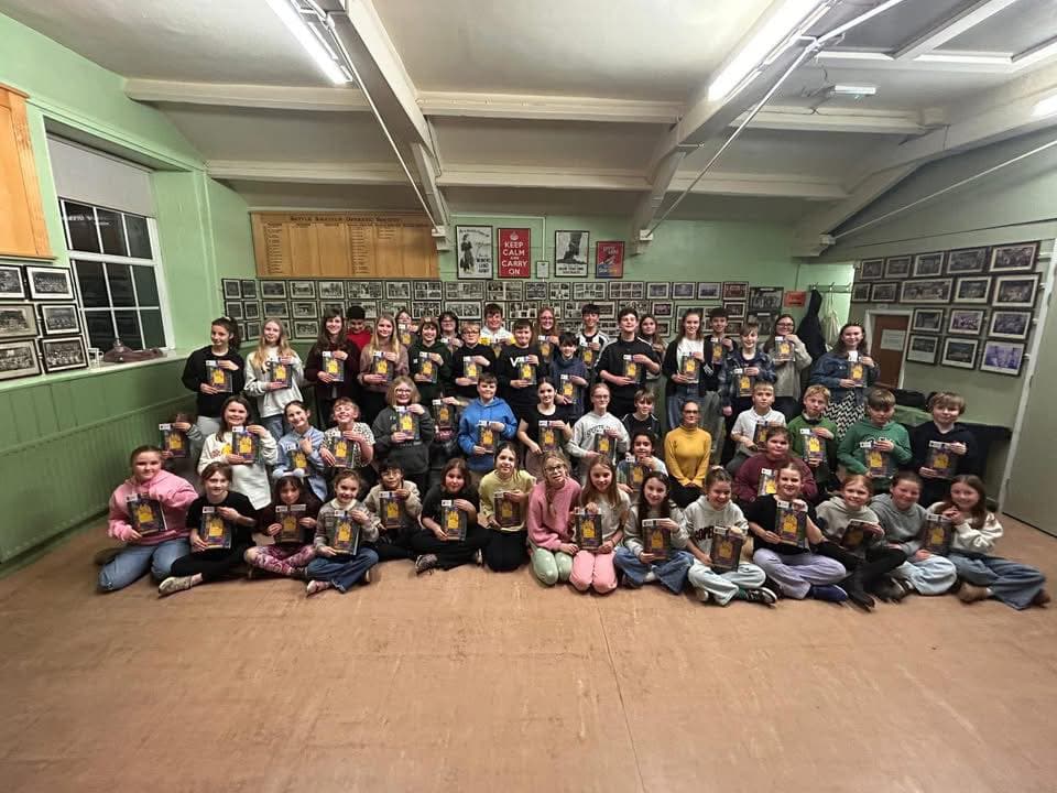 SAOS cast together in the rehearsal room